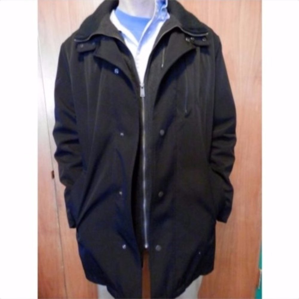 Calvin Klein 3/4 Raincoat with Zipout Liner - Picture 1 of 4